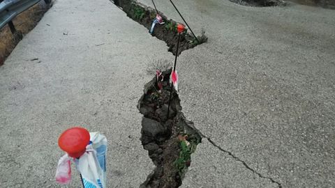 Efectos del temporal en Llorio