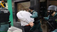 El sospechoso en el momento de la detenci�n