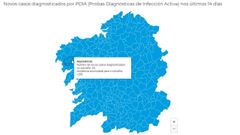 Sanidade informaba ayer que la cifra de positivos detectada en Mazaricos en dos semanas ascend�a a 23 contagiados