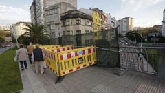 As� estaba este jueves la zona del viaducto por la que cay� el veh�culo