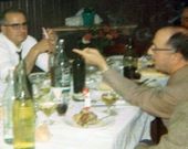 Jos� Est�vez �Coles� e o Forense con seu aceno caracter�stico, nunha foto do 26 de agosto do ano 1967