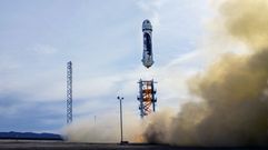 As� fue el aterrizaje del cohete de Blue Origin