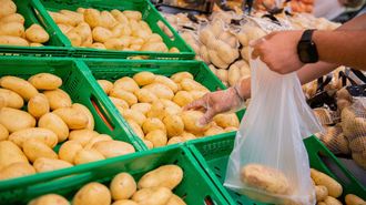 Un consumidor, haciendo la compra en el s�per