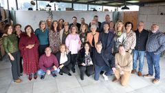 Los antiguos alumnos de primero de BUP en el curso 1977-1978 comieron juntos en Casa Vilas.
