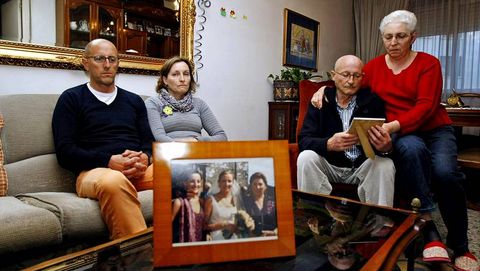 La familia de Sonia Iglesias