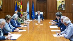 Reunin de la Junta de Gobierno de la Diputacin ourensana.