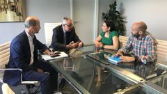 Reuni�n mantenida este viernes entre representantes de la Xunta y de FESSGA