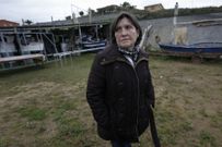 Mar�a Rey, en la finca de Suevos donde ten�a su casa. 