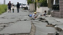 Los terremotos que partieron en dos el�pueblo japon�s de Minamiaso