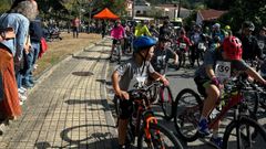 Da da bici en O Pereiro de Aguiar