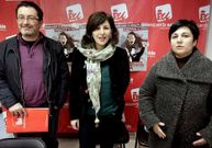 C�sar Santiso, Yolanda D�az y Ana Cedeira.