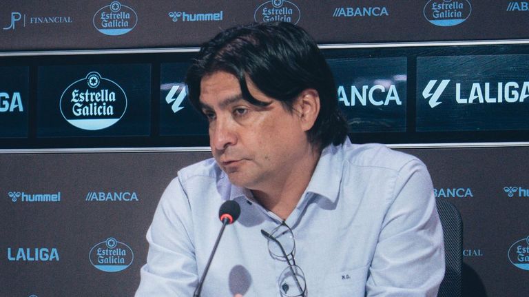 El director de f&uacute;tbol del Celta, Marco Garc&eacute;s.