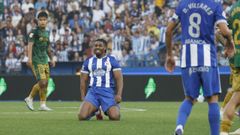 Adama Traor�, en el Deportivo-Betis