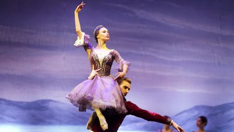 Interpretaci�n de �El Lago de los Cisnes� por parte del Ballet de Kiev, el pasado febrero en Vilagarc�a