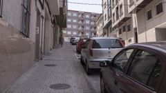 Una de las calles de A Carballeira en las que se instalar� una de las rampas mec�nicas