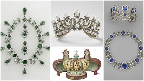 Algunas de las joyas robadas en el Louvre