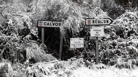 Estampa invernal en O Incio