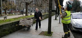 La de Torrecedeira es una de las calles m�s concurridas del centro vigu�s. 