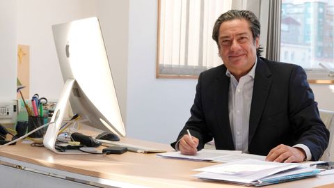 Eloy Garc�a, nuevo presidente de la Federaci�n de Usuarios del Puerto de Vigo.
