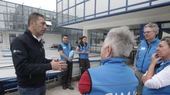 Alfonso de Villares, en su visita al CIMA