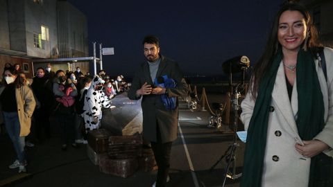 presentacion serie Operación marea negra, con fotocol, estará conselleiro de cultura e actores, entre eles, álex gonzález, PREESTRENO SERIE DE AMAZOM PRIME