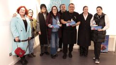 Ana Rolle, en el centro, en la entrega de premios del concurso este viernes.