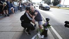 Vigilia por el crimen de Samuel Luiz en A Coru�a