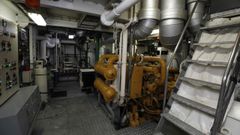 Sala de m�quinas de un pesquero espa�ol, en una foto de archivo