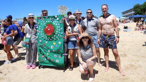 Festa da Dorna: Rejata de Embarcasi�ns feitas a machada e pan de millo na playa de Coroso