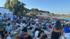Público en el exterior del Náutico de San Vicente el pasado 30 de julio, día en el que actuaron Leiva e Iván Ferreiro.