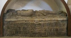 Sepulcro de Pedro de Sillobre, arcediano de Trasancos. 
