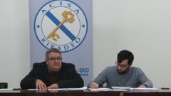 Imagen de archivo de Iriarte y P�rez, presidente y gerente de Acisa-CCA Ribadeo