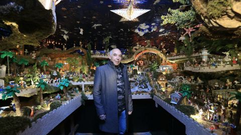 Imagen de archivo de Paco Otero, en el belén de Conxo