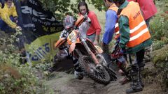 Prueba de enduro en A Peroxa, en el 2009.
