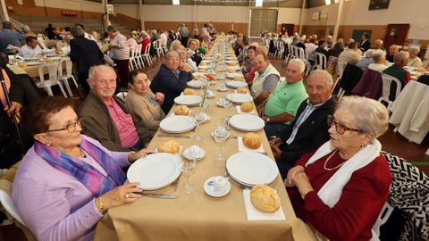 Comida de pensionistas en Alfoz, el pasado mes de octubre