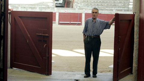 Antonio García Faro, en una imagen de agosto del 2011 en la plaza de toros de Pontevedra