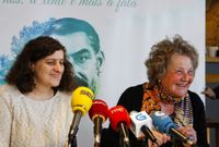 <span lang= gl >Goretti Sanmart�n e Saleta Goi, a viuda do poeta, presentaron onte os actos</span>