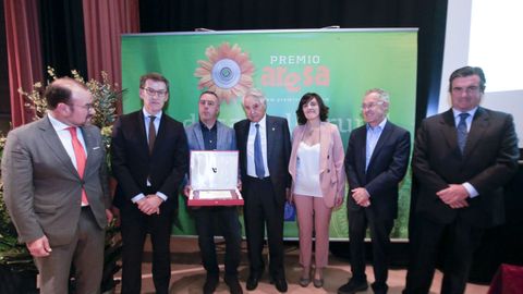 Acto de entrega del a�o pasado, en el que gan� el premio el colectivo Asoporcel