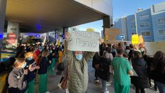 Protesta en Urgencias del Chuac