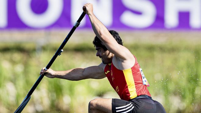 Pablo Gra�a, durante la competici�n en Portugal.