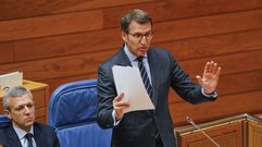 Feijoo, en el pleno de este mi�rcoles