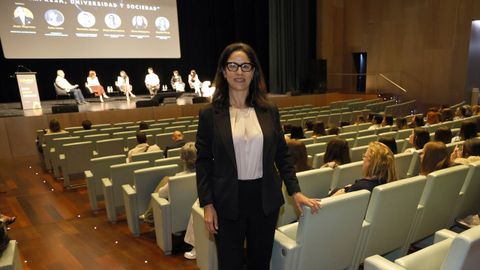 Eugenia Velasco, gerente de la empresa Vigo Azafatas