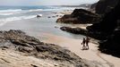 En playas de A Maria se ha visto en los ltimos das gente recin llegada de fuera de Galicia