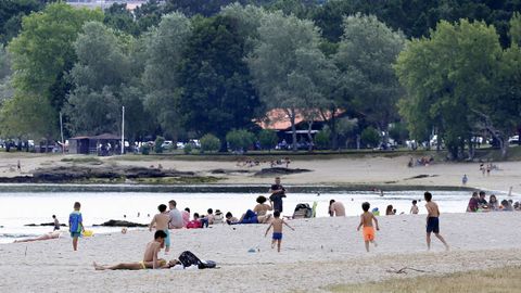 Playa de Barraa, en Boiro