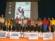 Os alumnos que resultaron premiados nos diferentes concursos