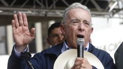 Fotografa de archivo de agosto del 2024 del expresidente colombiano lvaro Uribe