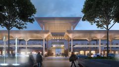 Infograf�a del proyecto de la estaci�n intermodal de Ourense