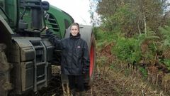 Eva V�zquez, socia de una ganader�a de Mazaricos