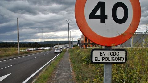 Zona del polgono industrial de Monforte en la que estn los terrenos de Kern Pharma