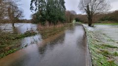 �rea de Pedroso anegada 